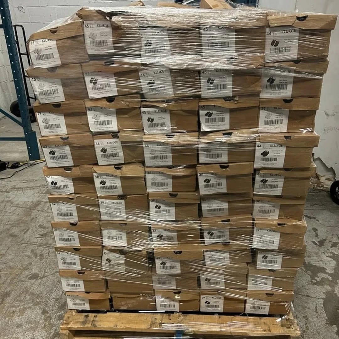 Birkenstock Pallet – 150 Pairs Wholesale Footwear for $1,000 12 Birkenstock pallets for sale