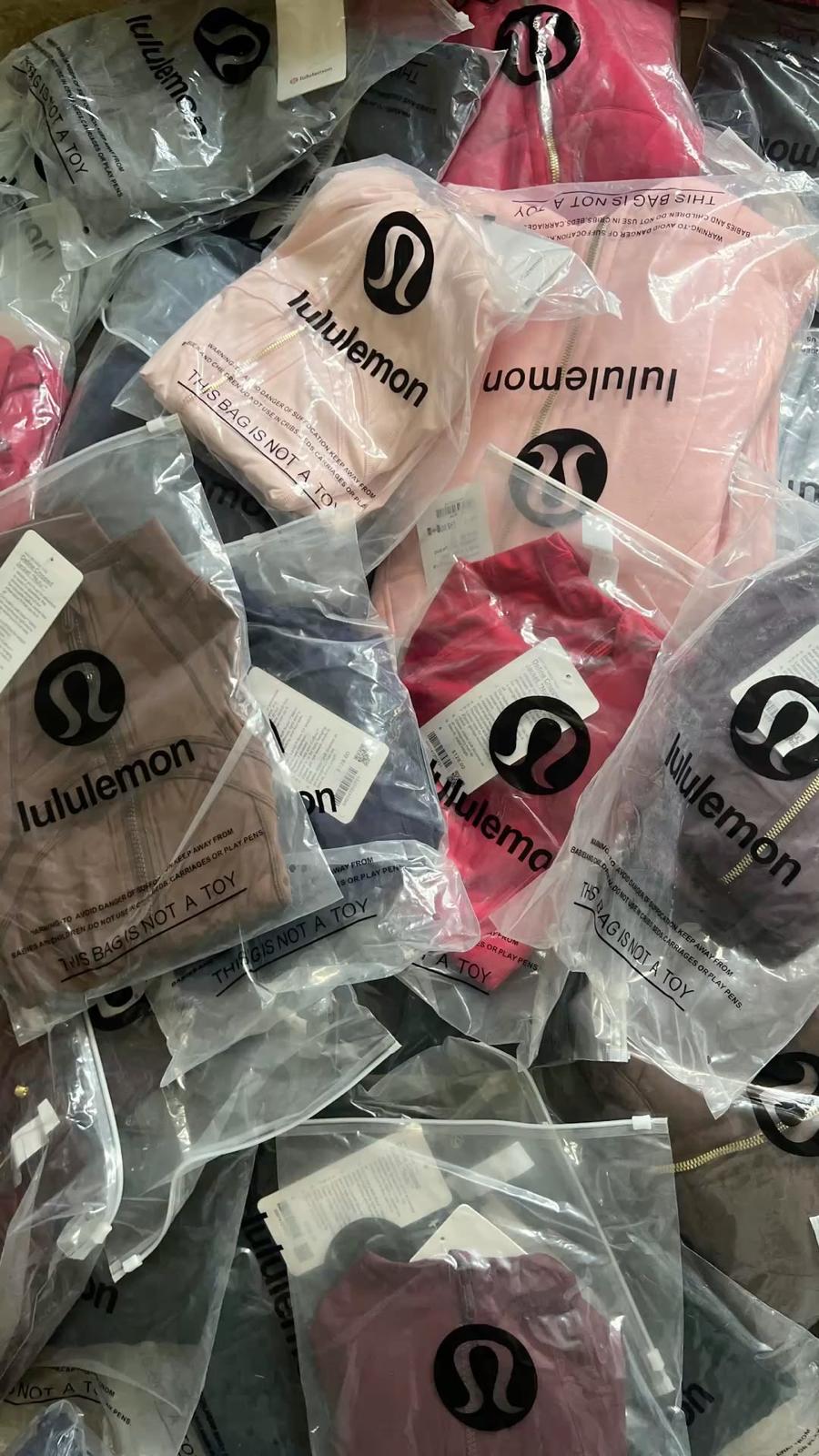 200-Piece Lululemon Pallets for Sale – Brand New With Tags Activewear | $600 Per Pallet 6 Lululemon Pallets for Sale