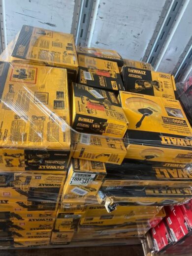 DeWalt tools liquidation pallets