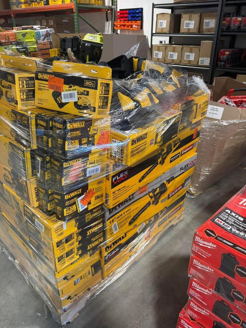 DeWalt Tools Liquidation Pallets (100 New Units) – Wholesale Power Tools Bundle for Resellers 2 DeWalt Tools Liquidation Pallet (100 New Units) – Wholesale Power Tools Bundle for Resellers