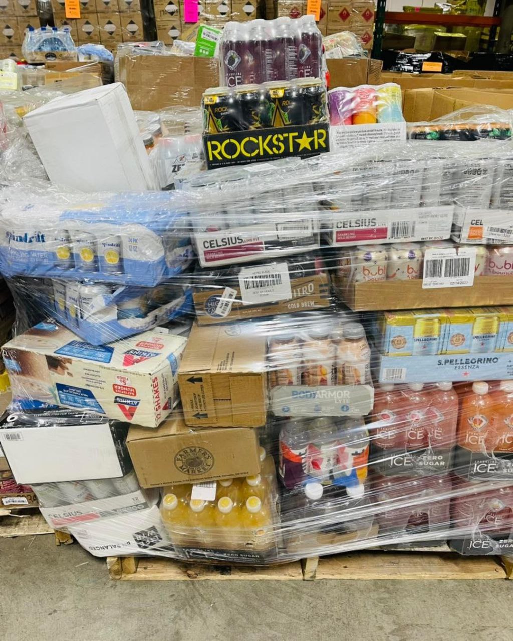 Mixed Beverages Wholesale Pallet 1 Mixed Beverages Wholesale Pallet