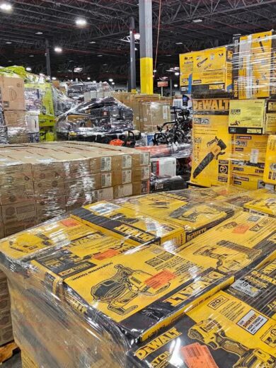 Mixed Tools Pallet 75 - 100 Boxes Per Pallet - pmpalletliquidators.com