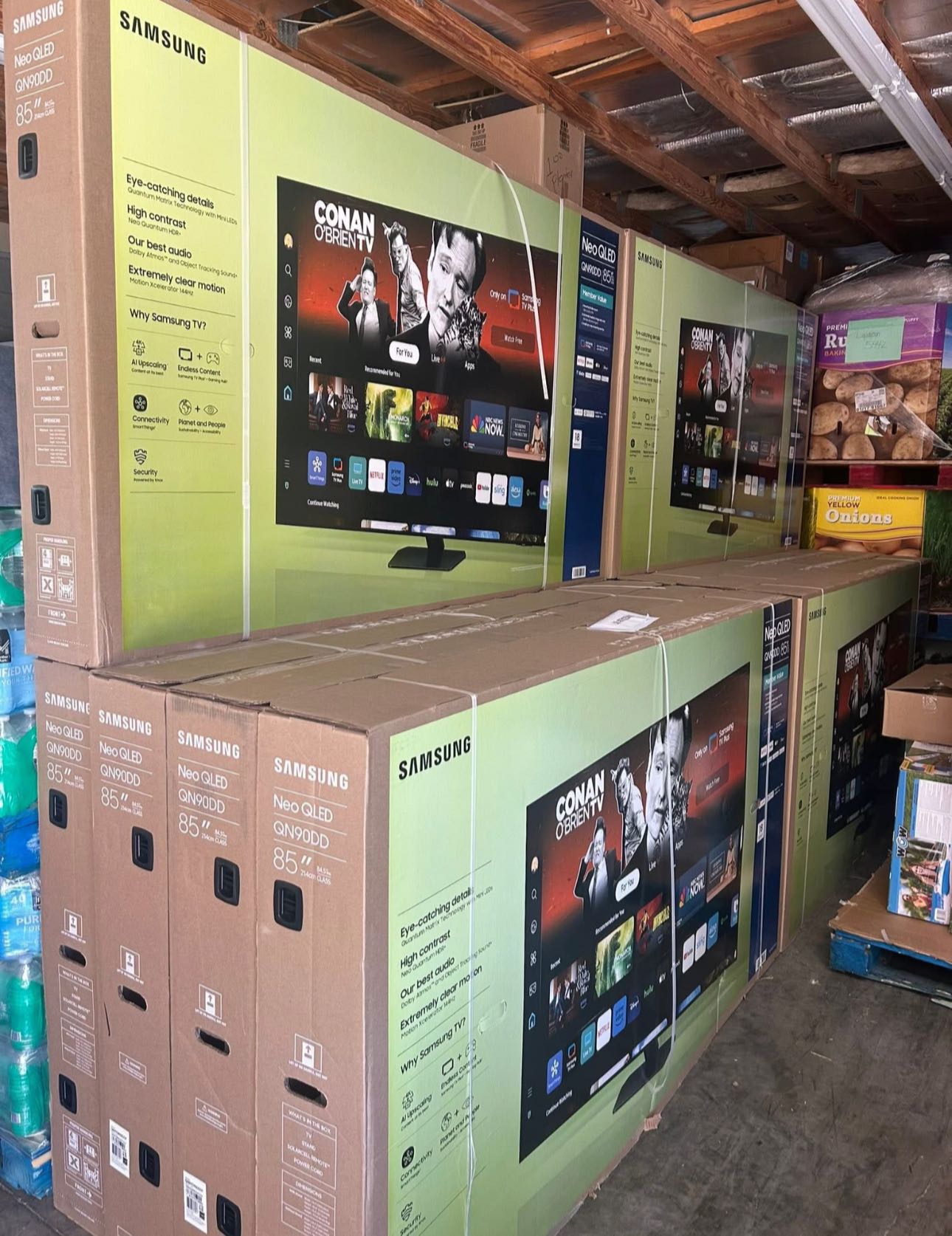 Quality 85 inch Samsung TV Set Pallet Liquidation 1 Quality 85 inch Samsung TV Set Pallet Liquidation