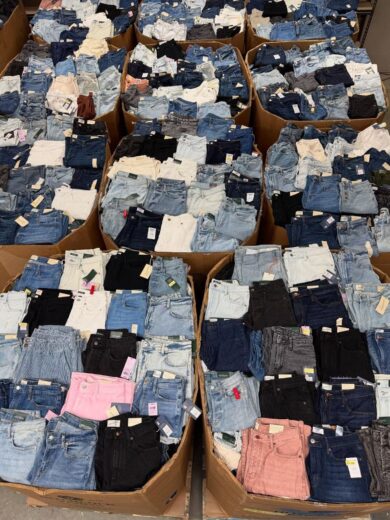 Wholesale Jeans Pallets For Sale (500 Units – $750)